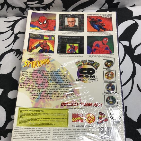 5 for $25| Spider-Man, Interactive CD-Rom Comic Book (ToyBIz 1995) - Picture 5 of 6